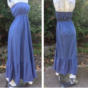 Quiksilver Women’s Striped Chambray Maxi Dress